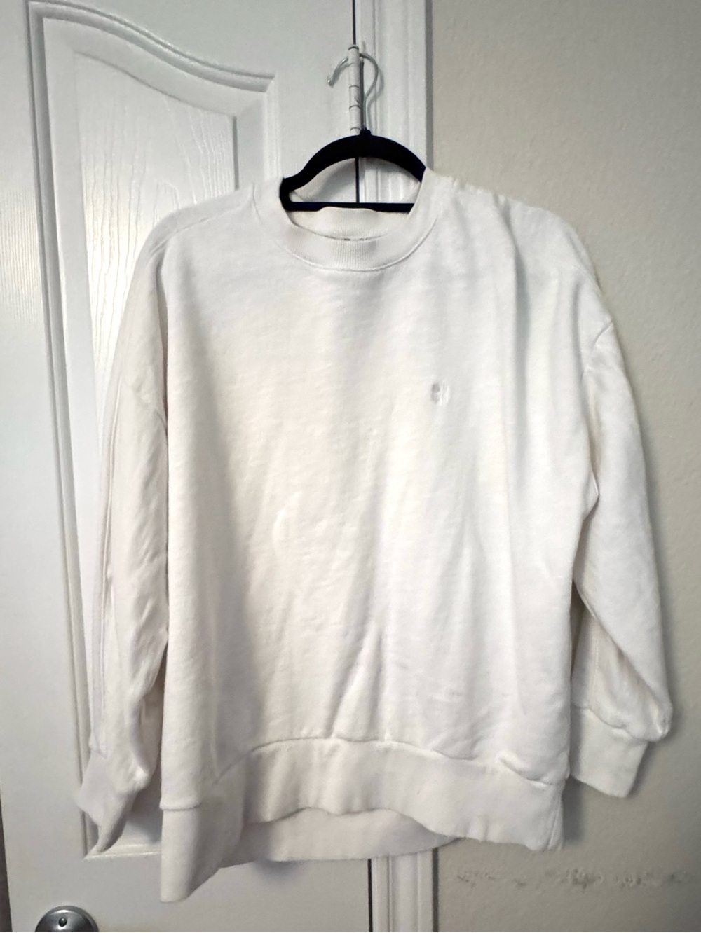Sweaty Betty Oversized White Sweatshirt